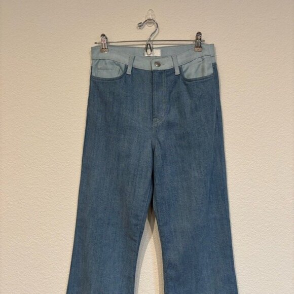 7 For All Mankind Size 28 Easy Boot with Center Back Split Jeans - Picture 2 of 9
